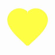Image result for Heart Yellow Shape Cartoon