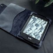 Image result for Dark Leather Kindle Paperwhite Case