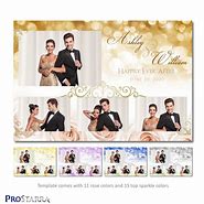 Image result for Wedding Photo Booth Templates 4X6