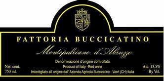 Fattoria Buccicatino Montepulciano d'Abruzzo Don Giovanni に対する画像結果