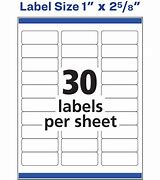 Image result for avery 8 5 x 11 label