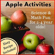 Image result for Preschool Apple Science Activities