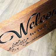 Image result for Personalized Welcome Signs for Home