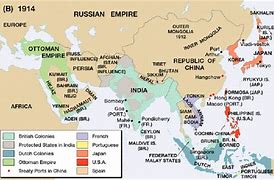 Image result for European Imperialism in Asia Map