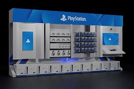 Image result for PS5 On Side On Shelf