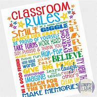 Image result for Class Rules Poster