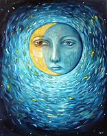 Image result for Blue Moon Art