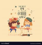Image result for Friends Drinking Coffee Cartoons