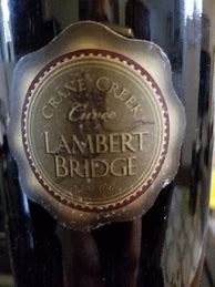Image result for Lambert Bridge Crane Creek Cuvee