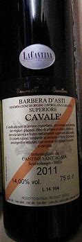 Image result for Cantine Sant'Agata Barbera d'Asti Cavale