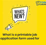 Image result for Blank Generic Job Application Form