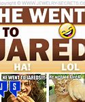 Image result for And He Went to Jared Logo