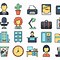 Image result for Flat Office Icons