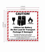 Image result for Lithium Ion Battery Label
