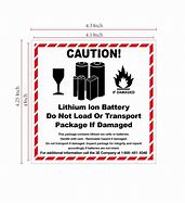 Image result for Lithium Battery Label Clip Art