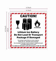 Image result for Old Lithium Ion Battery Label