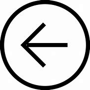 Image result for Back Button Icon in Black and White PNG Transparant
