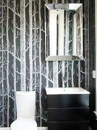 Image result for Wallpaper Trees Bathroom
