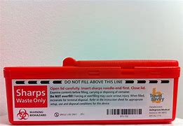 Image result for Travel Sharps Container