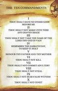 Image result for 10 Commandments Scroll