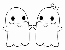 Image result for Halloween Ghost Coloring Sheet Cute