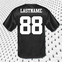 Image result for Back of Football Jersey