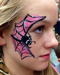 Image result for Spider-Woman Face Painting