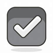 Image result for Black Check Mark Emoji