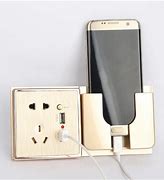 Image result for Wall Cell Phone Holder Charger