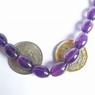 Image result for Large Oval Amethyst Beads