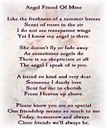 Image result for Angel Friend Poem