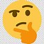 Image result for Emoticon Thinking Face
