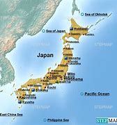 Image result for Map of Japan with Mountains