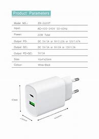 Image result for iPhone 20W Charger Dimension