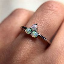 Image result for Silver Opal Rings