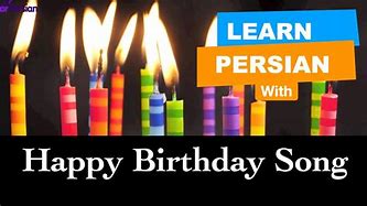 Image result for Happy Birthday Persian Details. Card