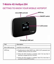 Image result for T-Mobile 4G Hotspot Z64