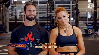 Image result for Seth Rollins Kisses Becky Lynch
