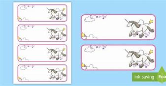 Image result for Unicorn Subject Label