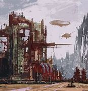 Image result for Sci-Fi Factory Art