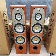 Image result for Infinity Vintage Tower Speakers Alpha 50