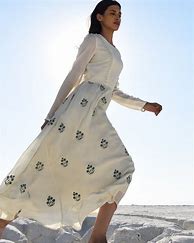 Image result for White Embroidered Dress in the Top