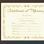 Image result for A Real Marriage Certificate