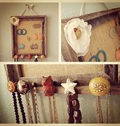 Image result for Burlap Pillows Used for Jewelry Display