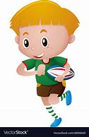 Image result for Kids Playing Rugby Cartoon
