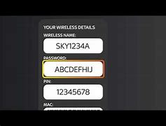 Image result for Sky Wifi Password