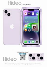Image result for Papercraft iPhone 14 Pro Purple Miniture Ankit