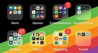 Image result for Ways to Organize iPhone Apps