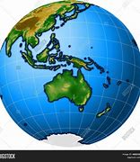 Image result for Australia On Globe