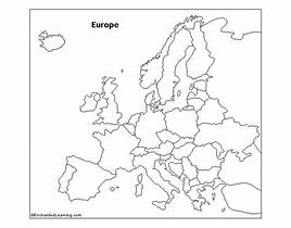 Image result for Europe Map Countries Only